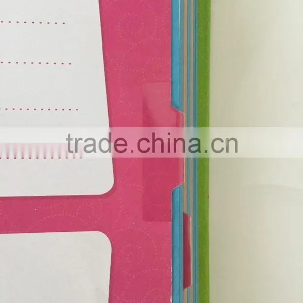 Case Bound Hardcover Planner With Card Index Page(PVC Film) Colors Printing Notebook photo-4