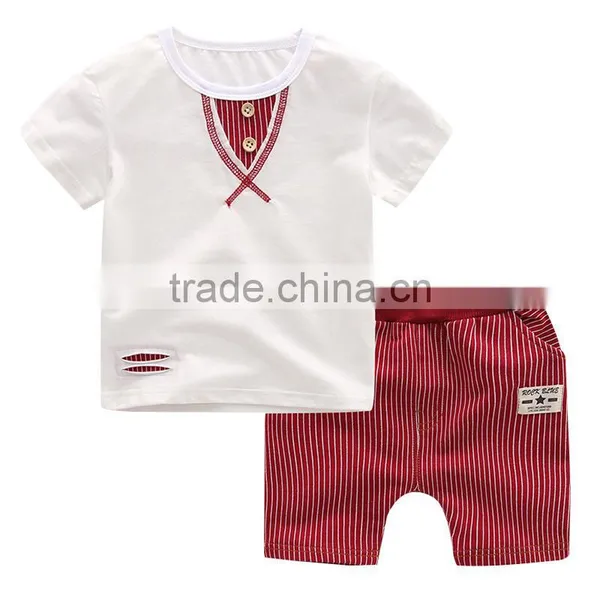 Wholesale Exporting US Summer Kids Sport Clothes Set photo-5