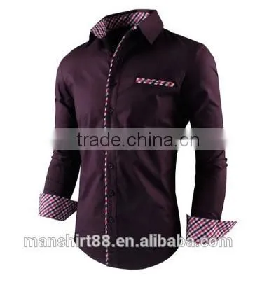 2016 Fashionable Slim Fit Casual Shirts for Men photo-4