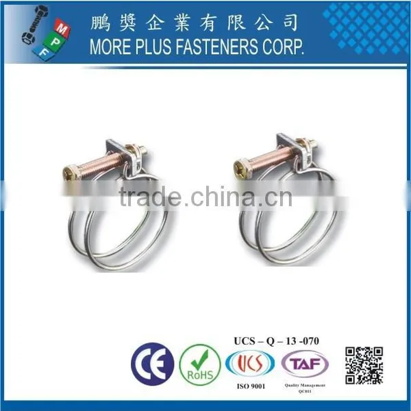 Made in Taiwan Copper Schlauchklemmen Double Electrical Wire Hose Clamp photo-5