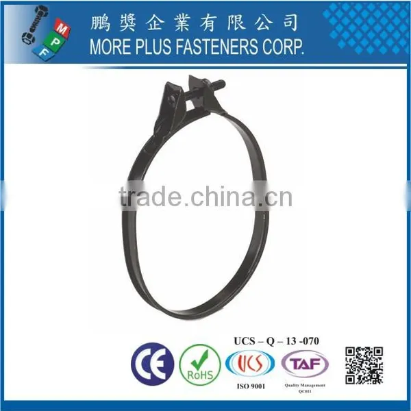 Taiwan Stainless Steel Oval-shaped Round Vacuum Type Safety Schlauchklemmen Hose Clamp photo-4
