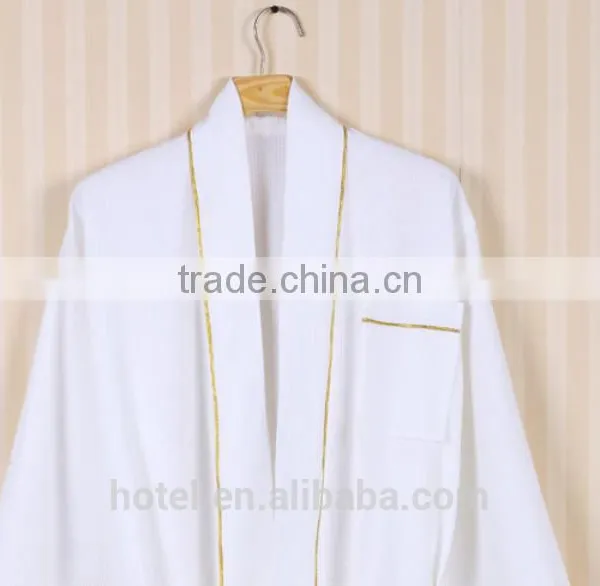 White Waffle Robe Hotel Bathrobes photo-2