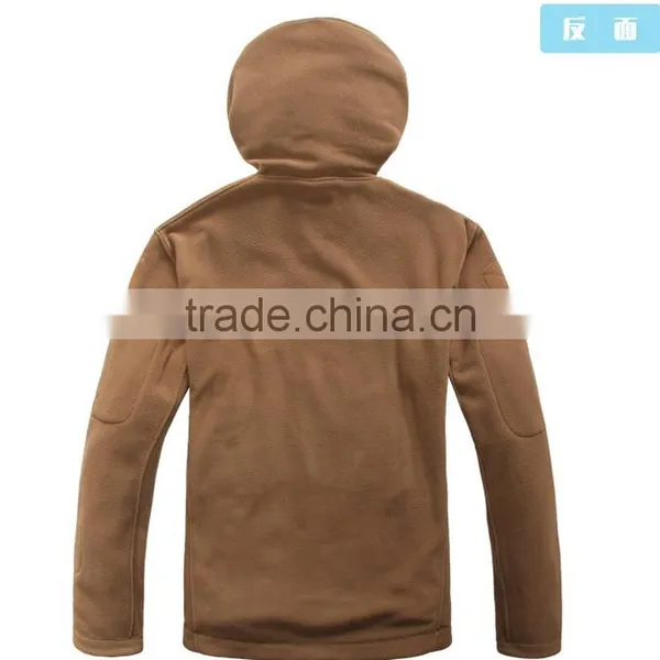 Outdoor Green Sports Coat Men Fleece Jacket Winter Warm Man Jacket Made in China photo-2