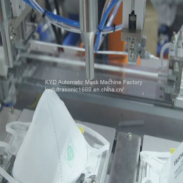 KYD New Brand High Quality Hot Sale Disposable Fully Automated Folding Mask Head-strap Ear-loop Welding Machine With Ult photo-4