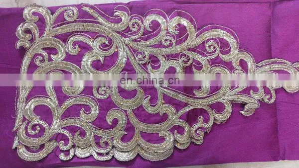 2017 Wedding Occasion Wear Stylish Semi-Stitched Dress Material / Heavy Embroidery Work Georgette Suits (salwar Kameez Suits) photo-6