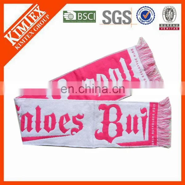 Wholesale Custom Winter Acrylic Football Woven Scarf photo-6