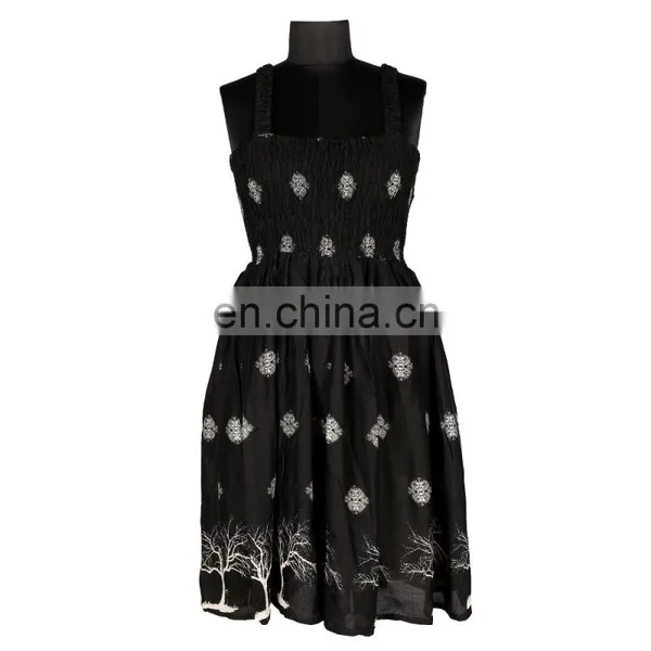 RAYON PRINTED SHORT LENGTH DRESS photo-2