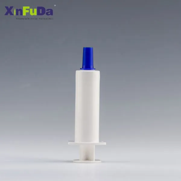 Plastic Measured Dosage Flexible Needle 20cc Cow Mastitis Medicine Syringes With Caps photo-2