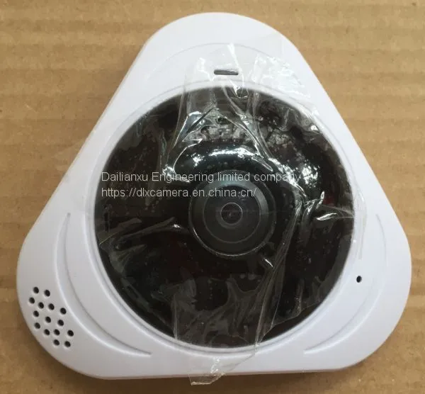 High Quality 960P 1.3Mp HD 360° Plug and Play With SD Card 3D VR Panoramic P2P Wireless WIFI IP IR Camera Two Ways Voice and APP Europe DC5V photo-3