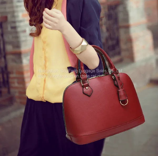 Shell Bag European and American Fashion Handbag Cowhide Shoulder Bag photo-5