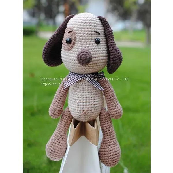 High Quality Smart Animal Cheap Cotton Toy Supplier Organic Knitted Toys photo-4