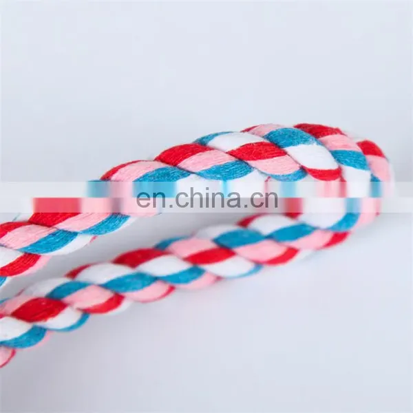 Environmentally Friendly Handmade Pet Dogs Cotton Rope Toys Dog Rope Ball Throw photo-4