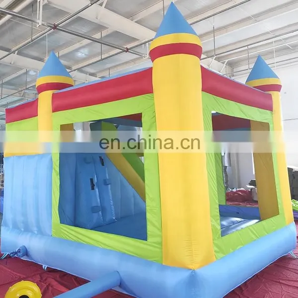 Oxford Cloth Kids Mini Bounce House Inflatable Bouncer Castle With Slide photo-5