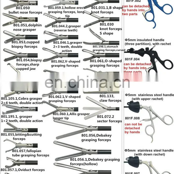 Reusable Laparscopic Debakey Grasper Debakey Fenestrated Forceps photo-3