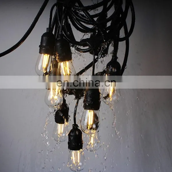 RTS BRIMAX Outdoor Waterproof E27 Sockets 2W 16pcs Led Bulbs 48ft String Lights photo-4