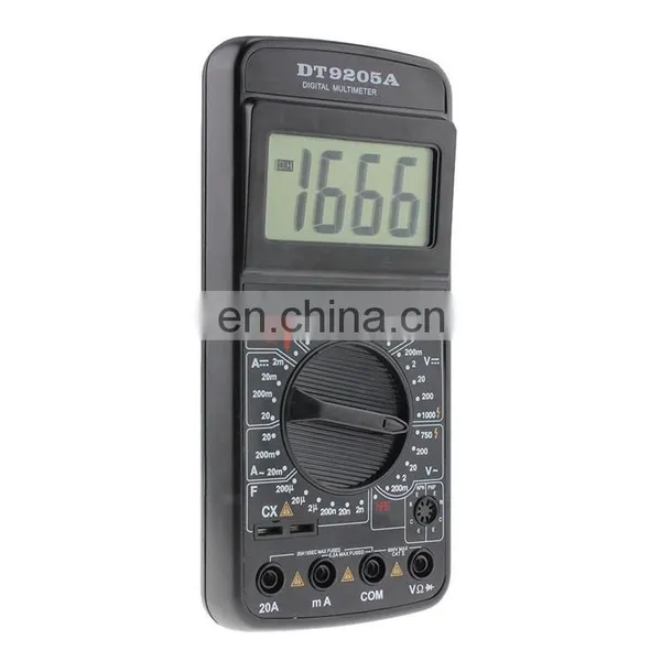 Multimeter Multimetro Digital Pantalla LCD Profesional Dt-9205a Pantalla LCD photo-4