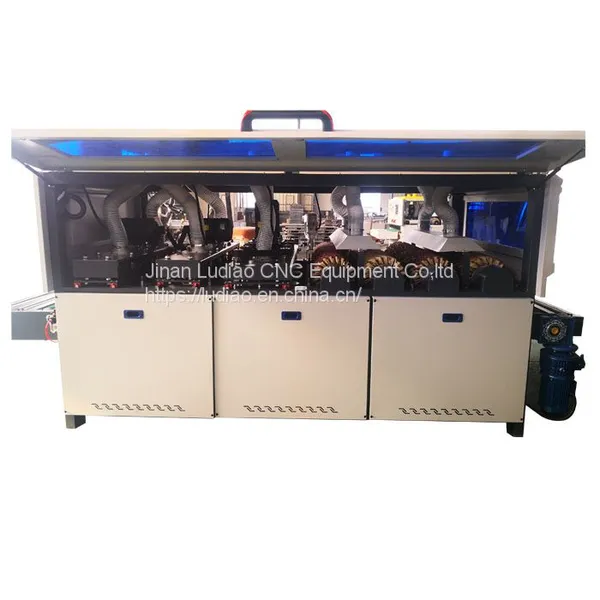 1300mm Width 8 Rollers Wood Sanding Brush Machine Mdf Cabinet Wood Polish Brush Sanding Machine photo-3