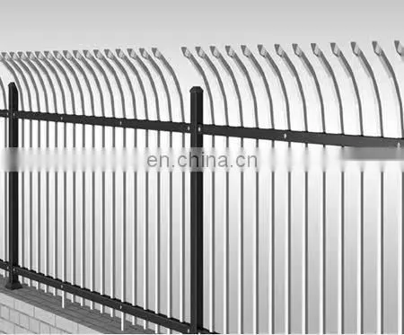 Home Garden Fence Cheap Hot Dip Galvanized Zinc Plated Steel Fence With Powder Coated photo-2