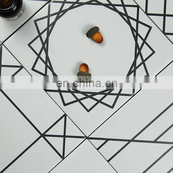 Nordic Contracted Geometrical Tile Lozenge Line Mixes Spell Kitchen Wall Brick photo-5