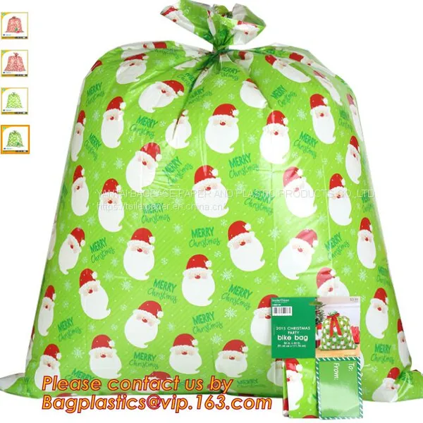 Bike Bags Gift Cover Giant Gift Bags Bike Bag For Christmas,Christmas Gift Bag Jumbo/Giant/Large Plastic Poly Bag for Large Gift photo-3