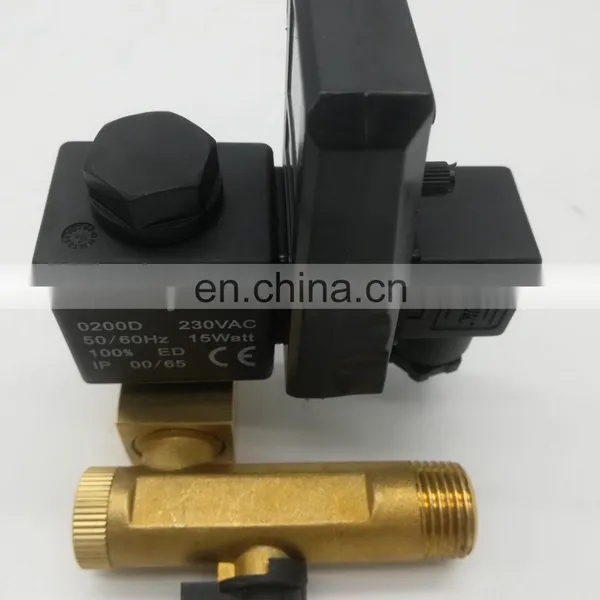 Lavatory Sink Valves Black ac Motor Brass Check for Medical Tube End Drain Valve photo-2