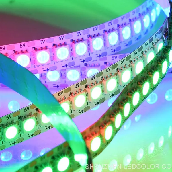 IP65 Waterproof Led Strip Addressable Smart 5V LC8813 LED Strip Lights Dream Fullcolor Running Changing Color photo-2