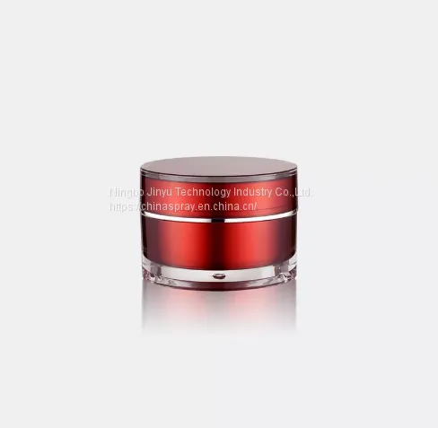 GR704A/B Refillable 15ml/30ml/50ml Luxury Plastic Cosmetic Jars For Face Eye Cream photo-2