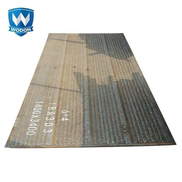 High Hardness Hardfacing Wear Steel Plate Bimetallic Welding Alloy Steel Plate photo-3
