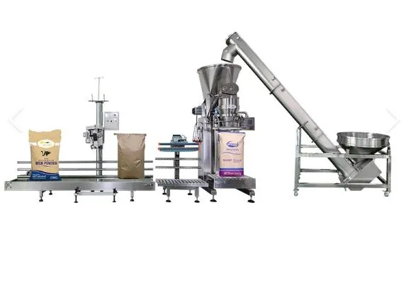 25kg/Bag Pellet Packing Machine Weighing Stacking Intelligent With Touch Screen Weighing-type Filling Machine