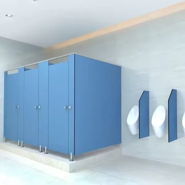 New Arriving Public Urinal Compact Phenolic Panel Water Proof HPL Toilet Cubicle photo-5