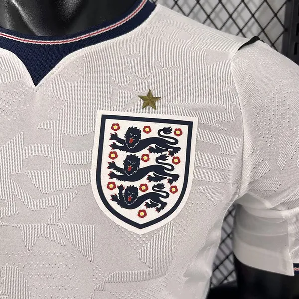 2627 England Home Player Version Jersey, Same Style as the Men’s Short-Sleeve Soccer Shirt for the USA, Canada, and Mexico World Cup photo-5