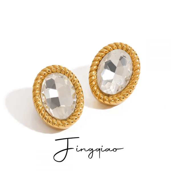Christmas Tree Heart Stud Earrings in 18K Gold/Silver Plated Stainless Steel photo-4