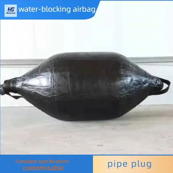 Closed Water Test Proves the Sealing Airbag is Watertight. Inflatable Municipal Pipeline Water Blocking Airbag photo-4