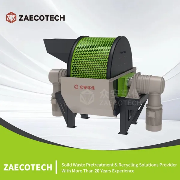 Car Tire and Tyre Shredder and Recycling Machine for Tyre Recycling Plant