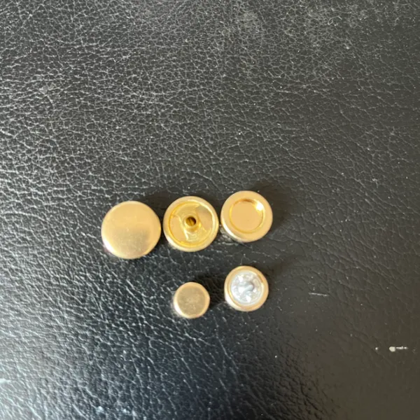 Snap Fastener Brass Snap Button Spring Snap Buttons 503#12mm for Jackets and Garments photo-2