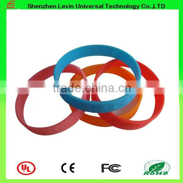 Cheap Business Gift Custom-made Logo Cool Men's Silicone Bracelet photo-4
