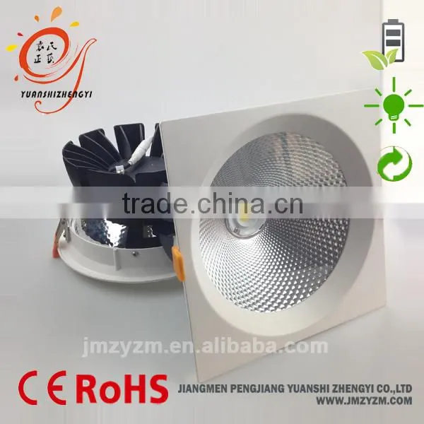 Facotry Wholesales Square COB Downlight With Lotus Base 12W