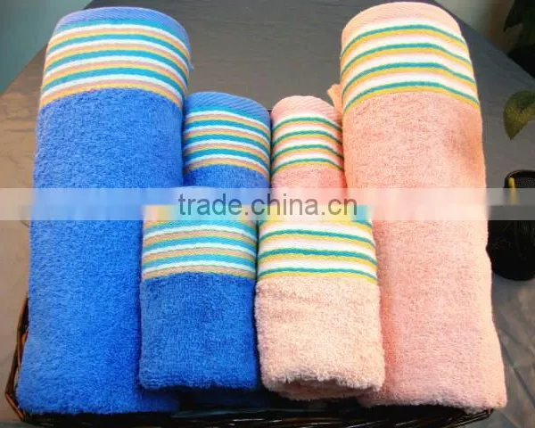 100% Cotton Guest Towel Sets Beige Color, Decoration Bath Towel Sets photo-4