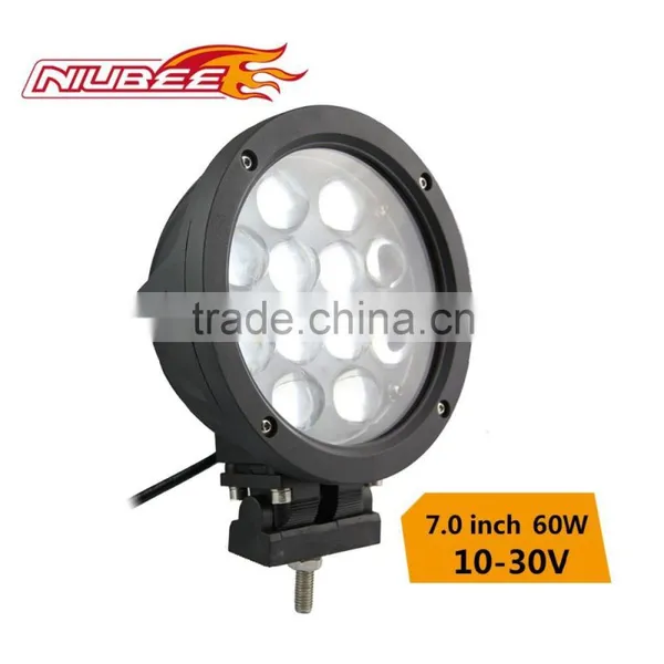 Automotive Accessories 60W Led Round Tail Light Led Driving Lamp