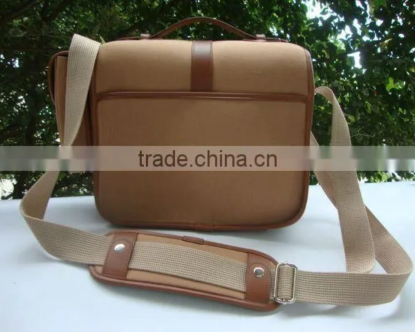 2016vintage Style Laptop Bag pu Leather Camera Bag Cross Body Bag Travel Shoulder Messenger Bag photo-2