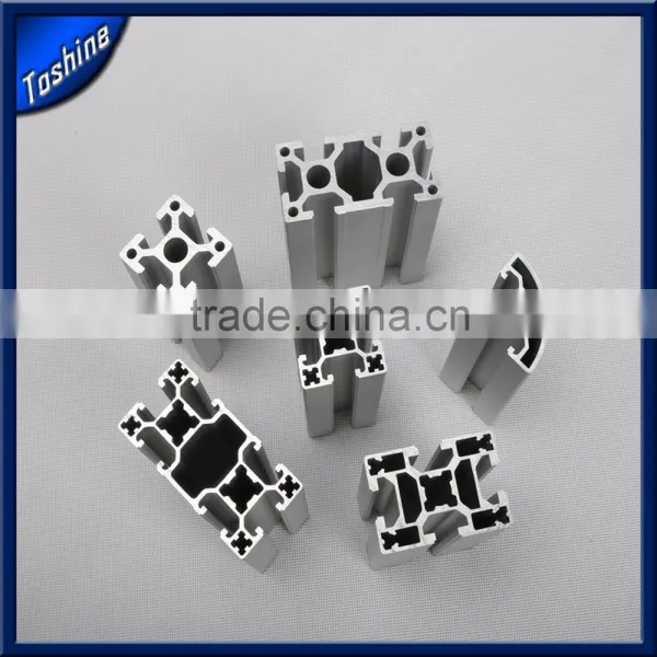 Industrial Easy Assembly and Firmly Fasten 6000 Series Grey Anodized Extrusion Aluminum Frame photo-2