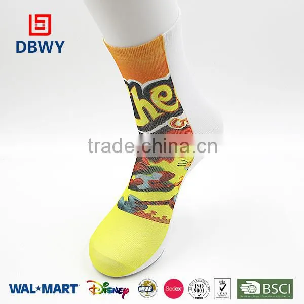 Hot Sale Custom Colorful Design Digtal Sublimation Socks for Men