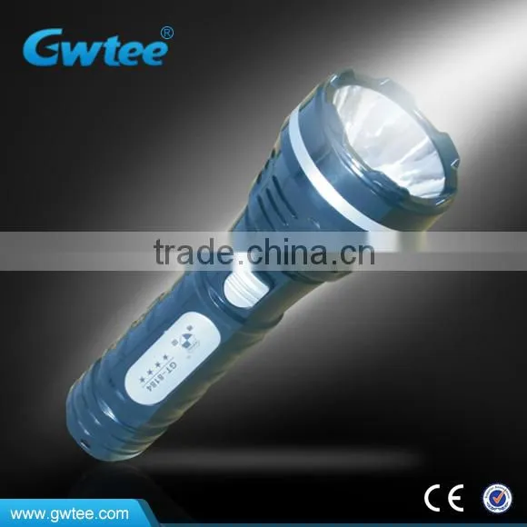 High Quality Elongated Lithium Battery Led Torch Light Manufacturers photo-3