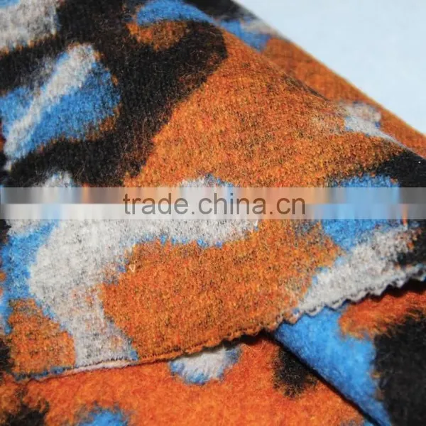 Animal Jacqard Wool Knit Fabric for Coat photo-2