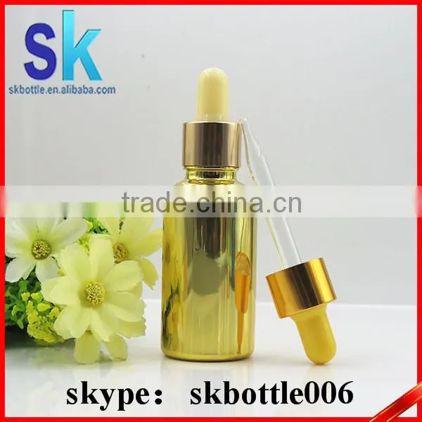 30ml Gold Glass Dropper Bottle photo-4