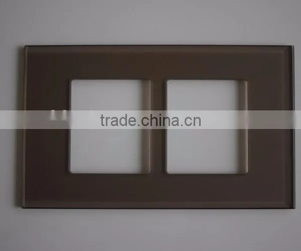 Wall Socket Glass Switch Panel,light Switch Glass Plates, Electrical Touch Switch Glass photo-6