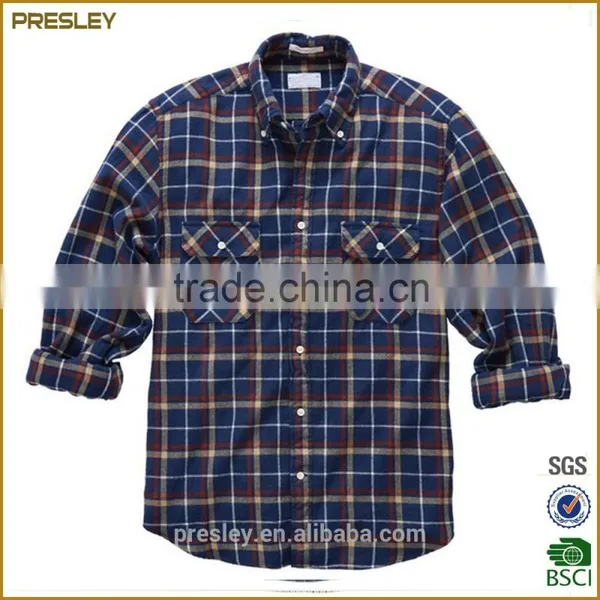2016 Custom Made Hot Sale Yarn Dyed Fashion Casual Men Half Sleeve Shirts photo-3