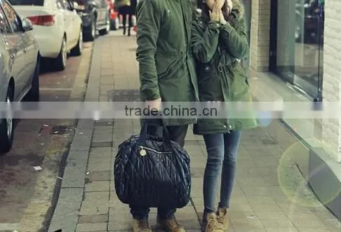 New Men Women Military Long Winter Trench Coat Jacket Hooded Parka Overcoat photo-4