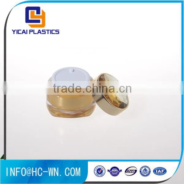Acceptable OEM Colorful Skin Care Cream Acrylic Cosmetic Mini Plastic Jar photo-3