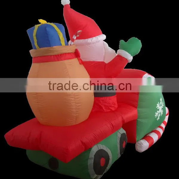 DJ-XT-02 Santa Sack Driving Snowmobile Christmas Airblown Inflatable photo-6